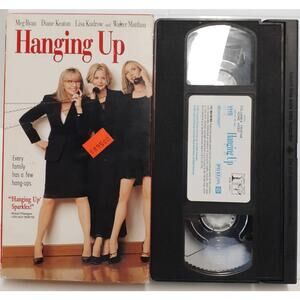 Hanging Up VHS Meg Ryan Diane Keaton Lisa Kudrow Walter Matthau Comedy Vintage